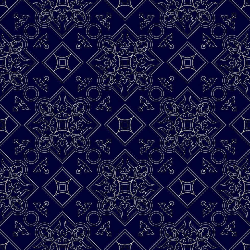 Background classic pattern retro seamless vector