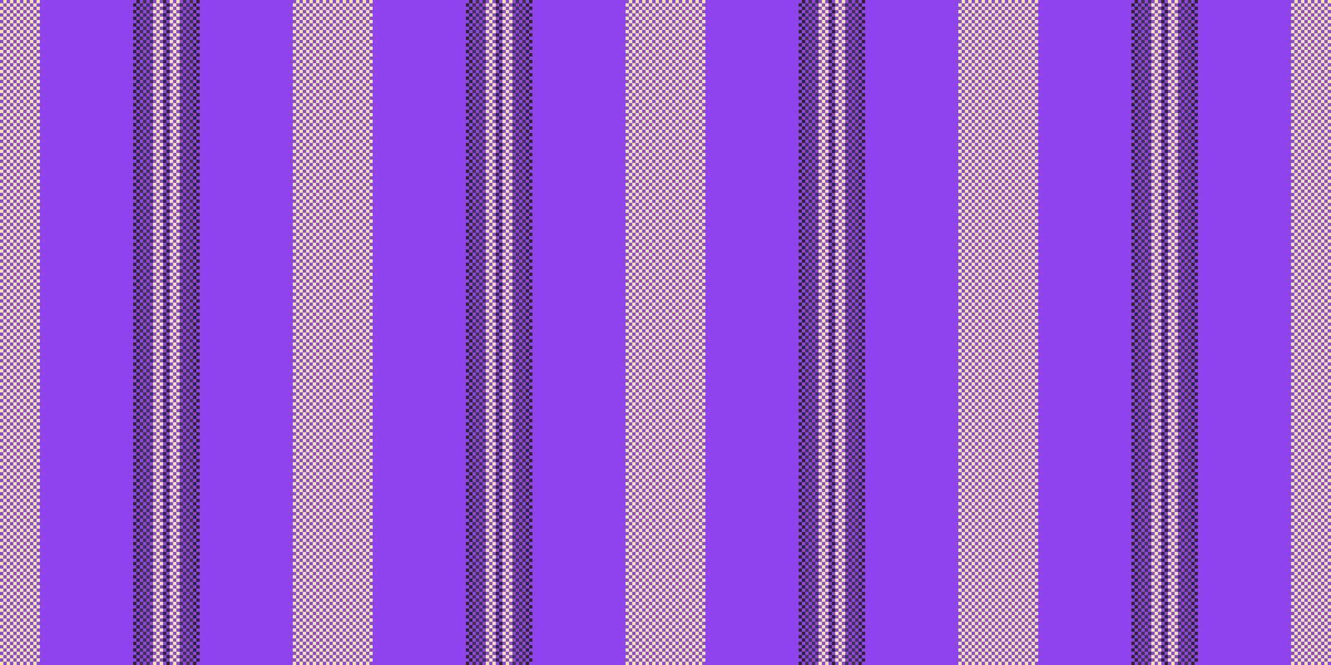 Sexual fabric pattern, veil texture background lines. Ved textile stripe seamless vertical in violet and khaki colors. vector