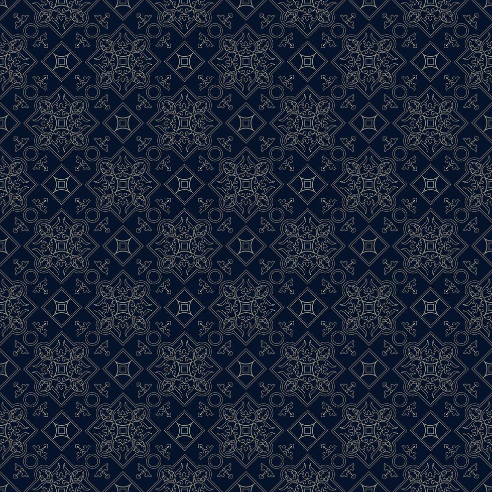 Retro seamless pattern classic background vector