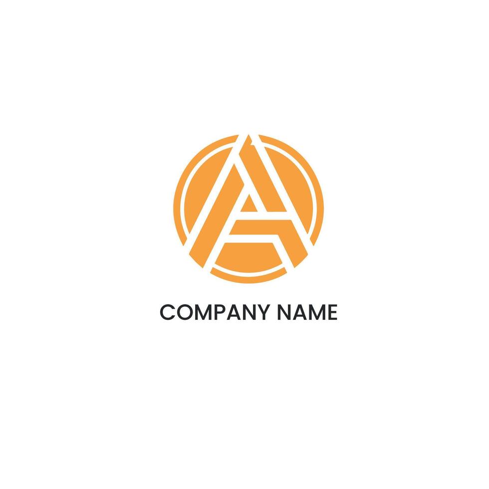 A Letter Logo for business and company identity. Abstract letter A logo design icons for business of luxury, elegant, simple. vector