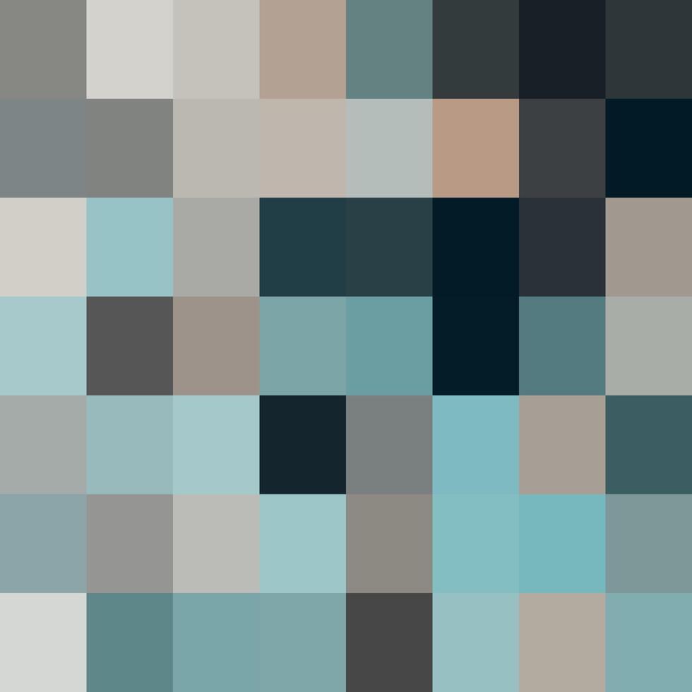 Future Fashion Trend Colors Forecast Collection Square Color Palette Popular Colors. vector