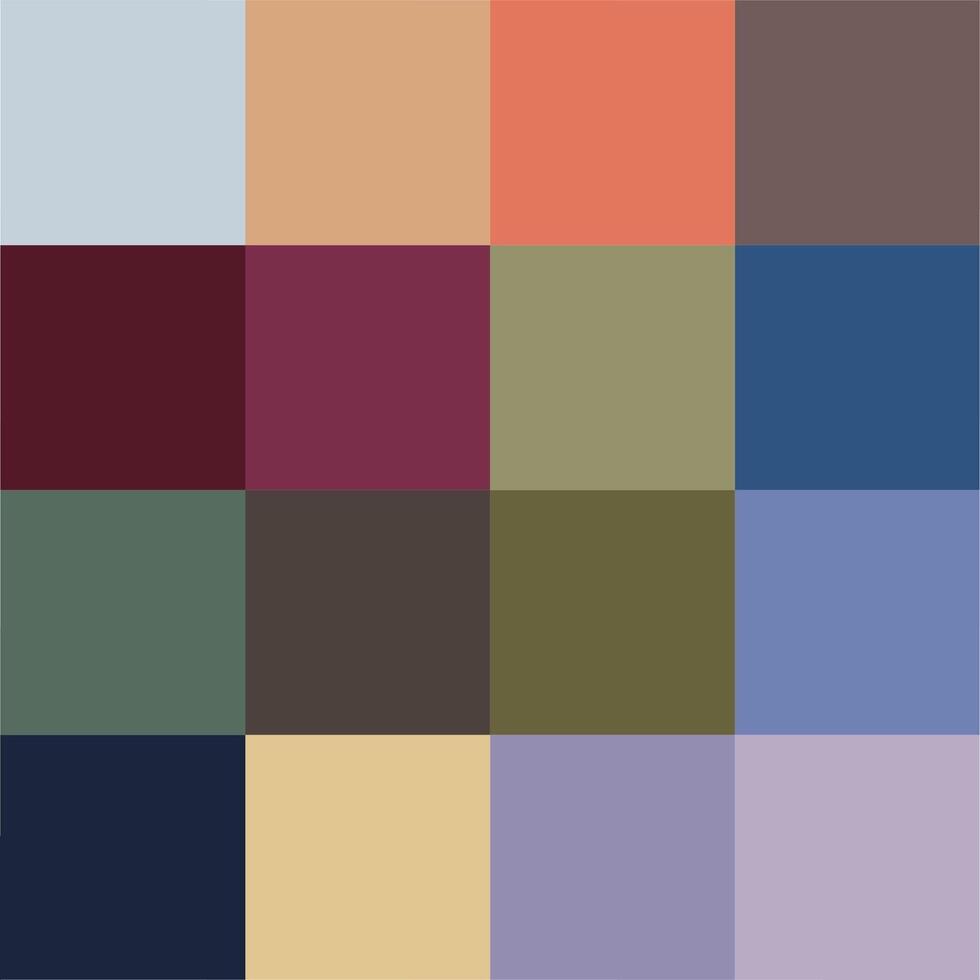 Colour palette with different shades and gradient. Set of creative gradient pallete color, Color Gradient Background Palette, Fashion bright neon color trend pallete. vector