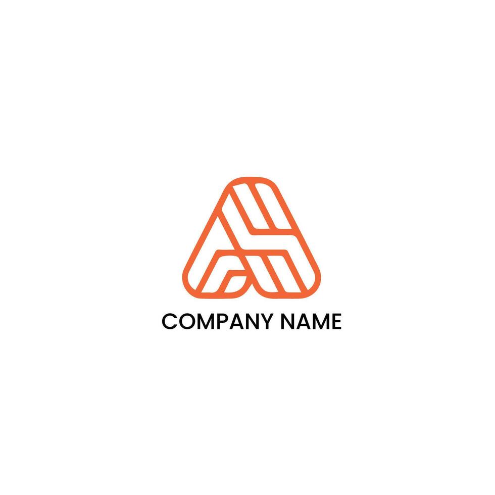 Abstract letter A logo design icons for business of luxury, elegant, simple. A Letter Logo for business and company identity vector