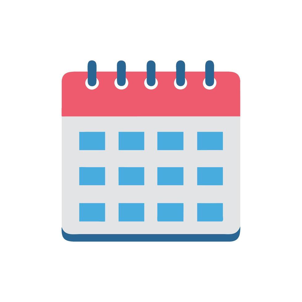 Single Calendar Sheet Icon vector