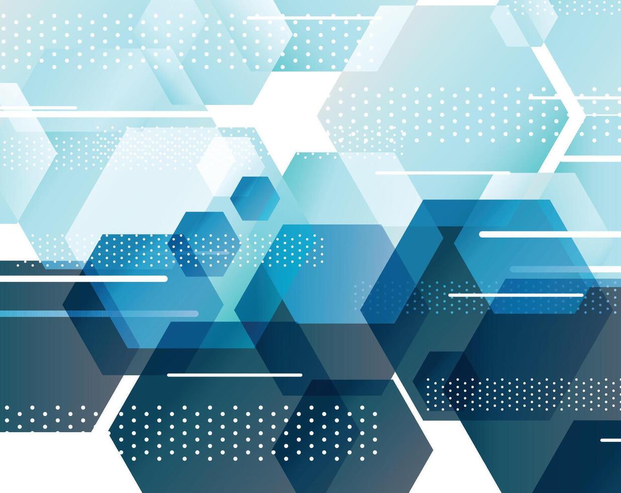 hexagon abstract pattern futuristic vector