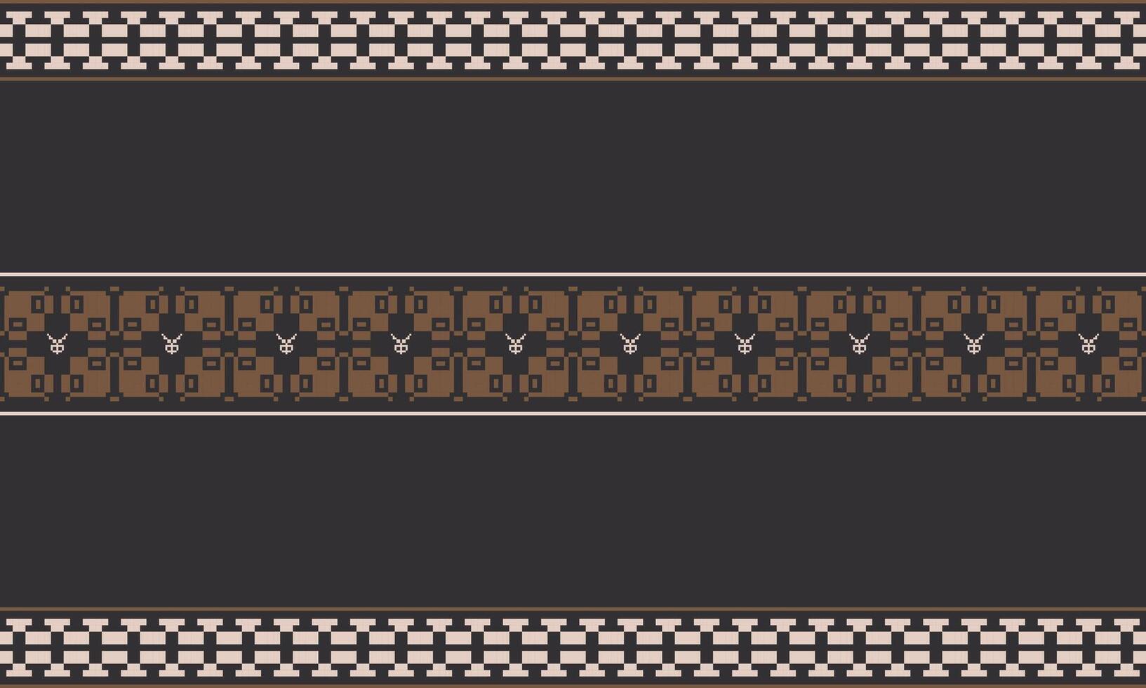 Classic Arabian Sadu weaving patterns inspired by Indonesian batik and songket. vector