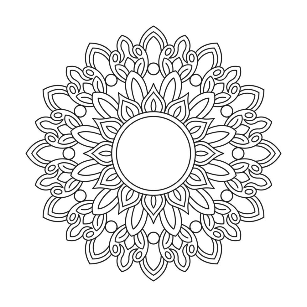 Relax with Flower Mandala Pattern Designs vector