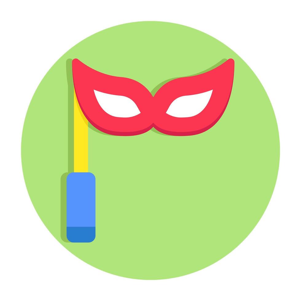 An editable design icon of eye prop vector