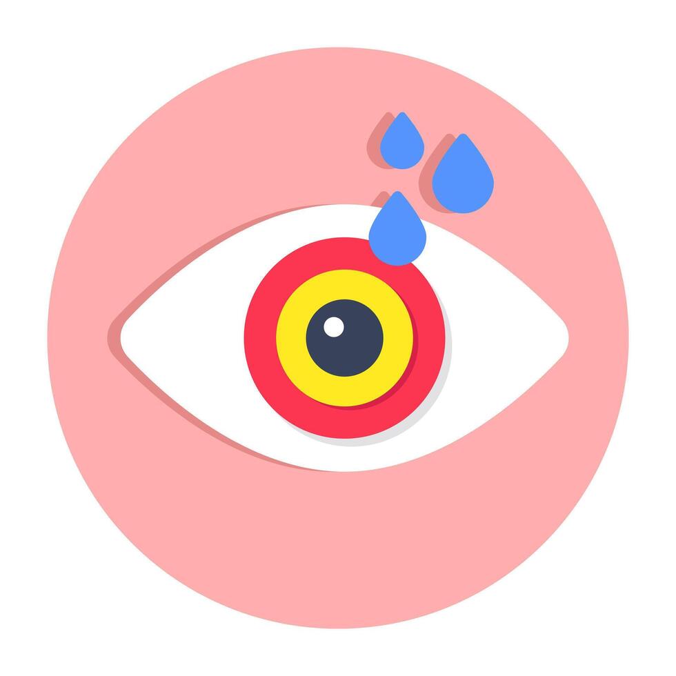 Modern design icon of eye drop vector