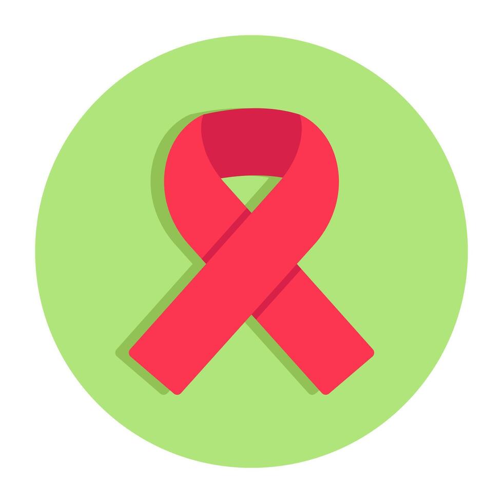 A beautiful design icon of awareness ribbon vector