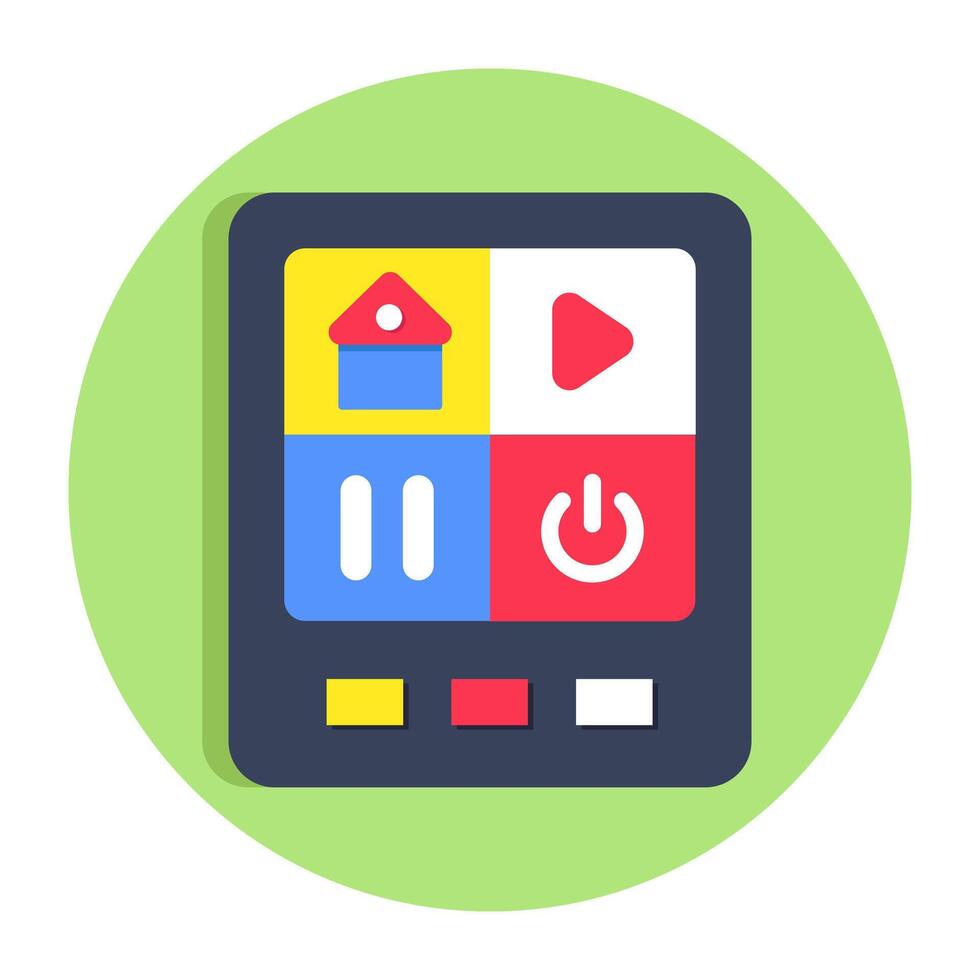 Creative design icon of home control device vector