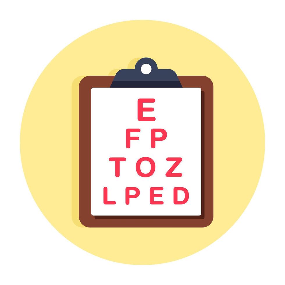 Modern design icon of eye test vector
