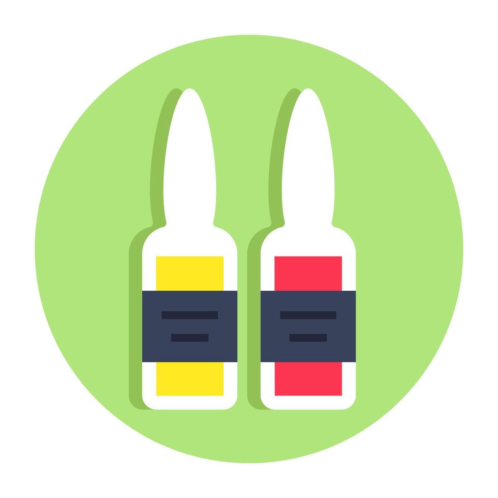 Modern design icon of ampoule vector