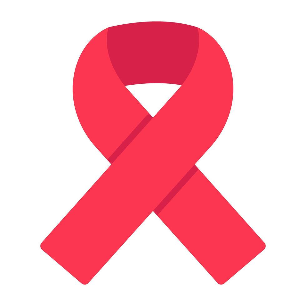 A beautiful design icon of awareness ribbon vector