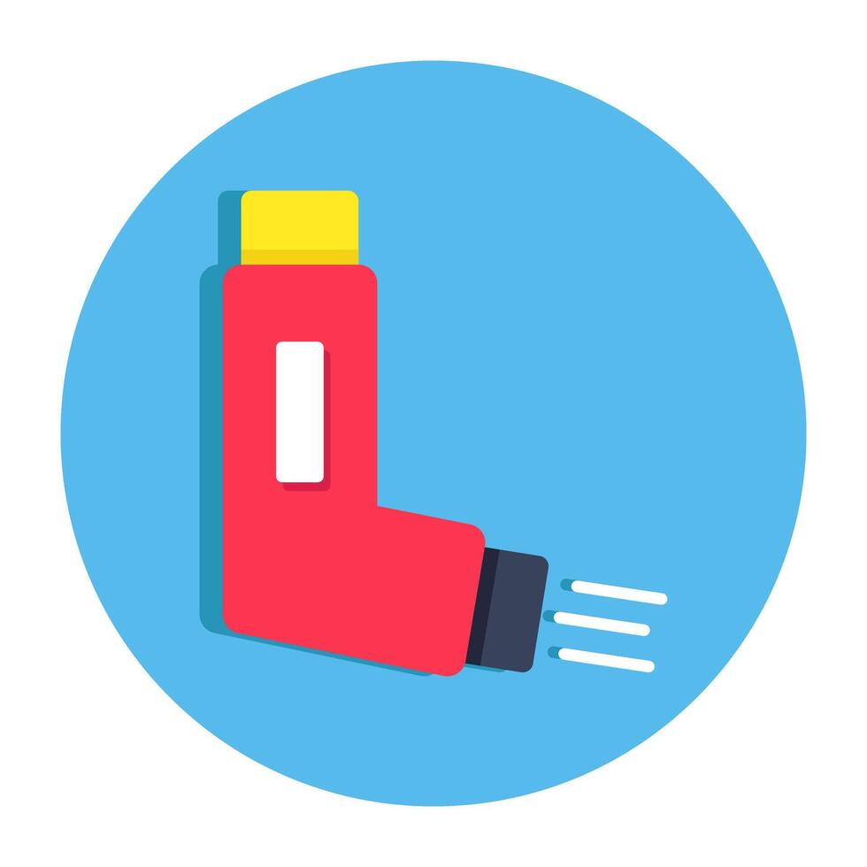 Trendy design icon of inhaler vector