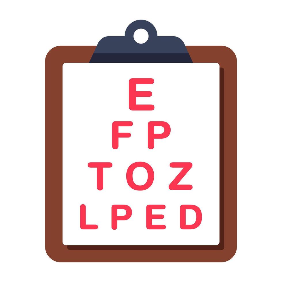 Modern design icon of eye test vector