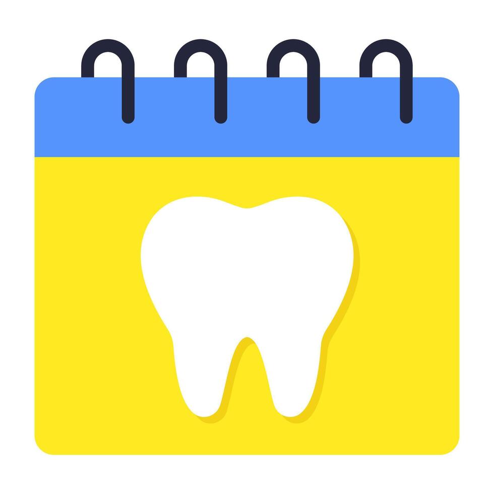 Dentist appointment icon, editable vector