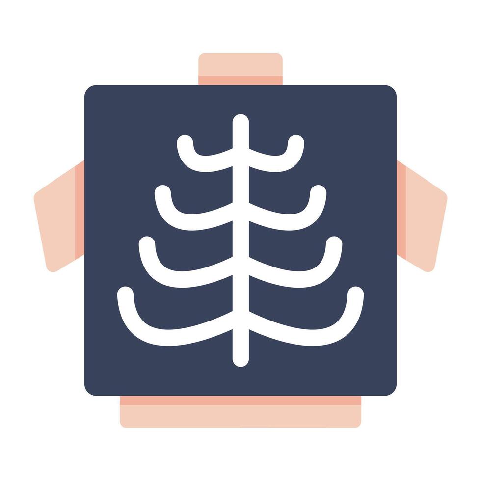 Unique design icon of ribs cage vector