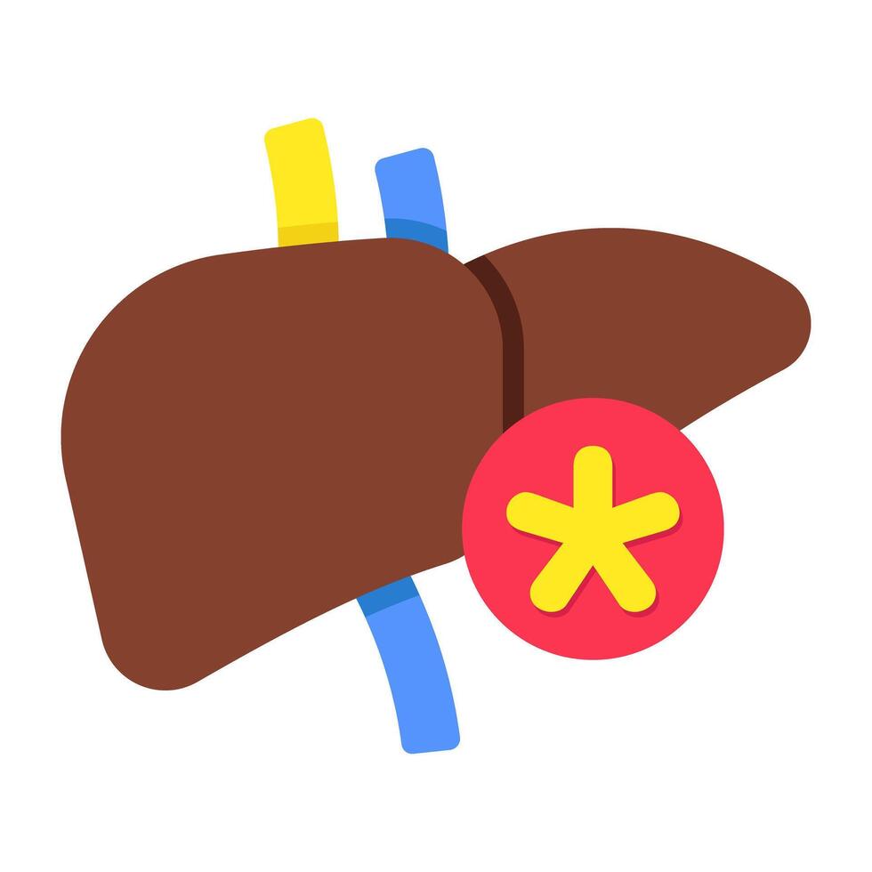 Perfect design icon of liver vector