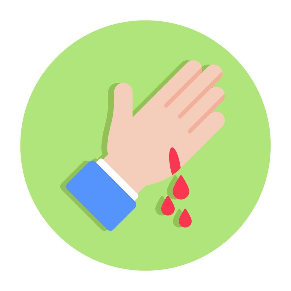 Perfect design icon of hand cut vector