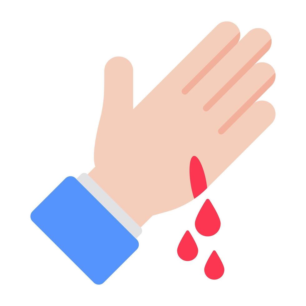 Perfect design icon of hand cut vector
