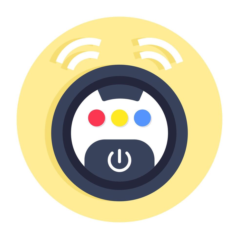 A beautiful design icon of smart steering vector