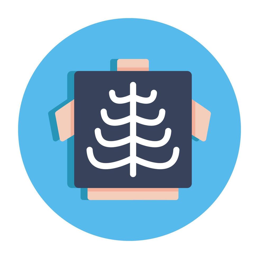 Unique design icon of ribs cage vector