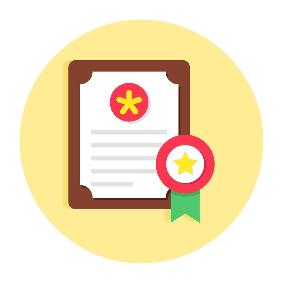 Premium download icon of medical degree vector
