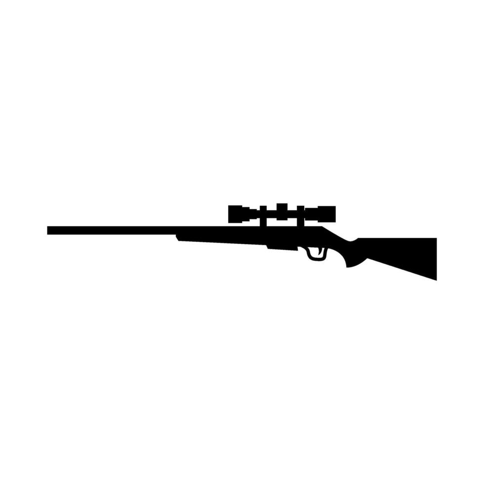 shotgun hunting logo illustration image vector