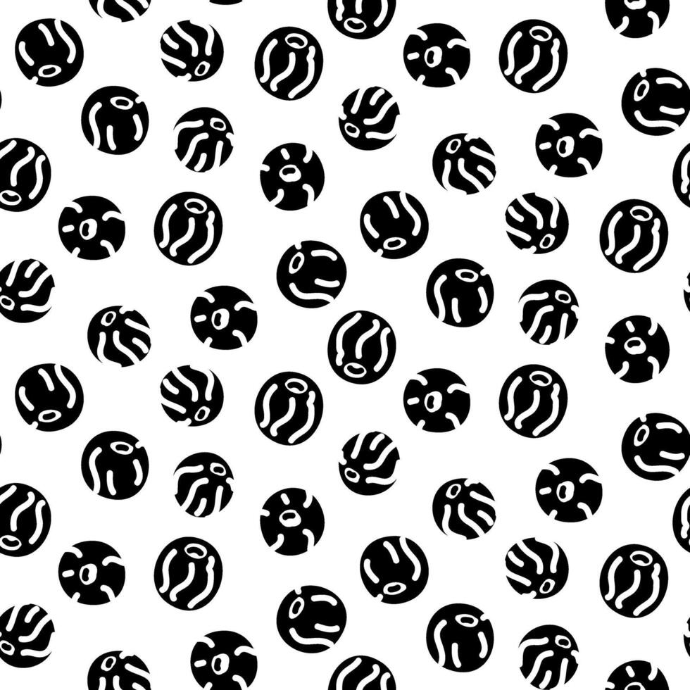 silhouette pattern is black pepper and peas. Spices, hand-drawn. illustration of a round pepper on a white background. spices, seasonings for the spice of dishes. Food additives vector