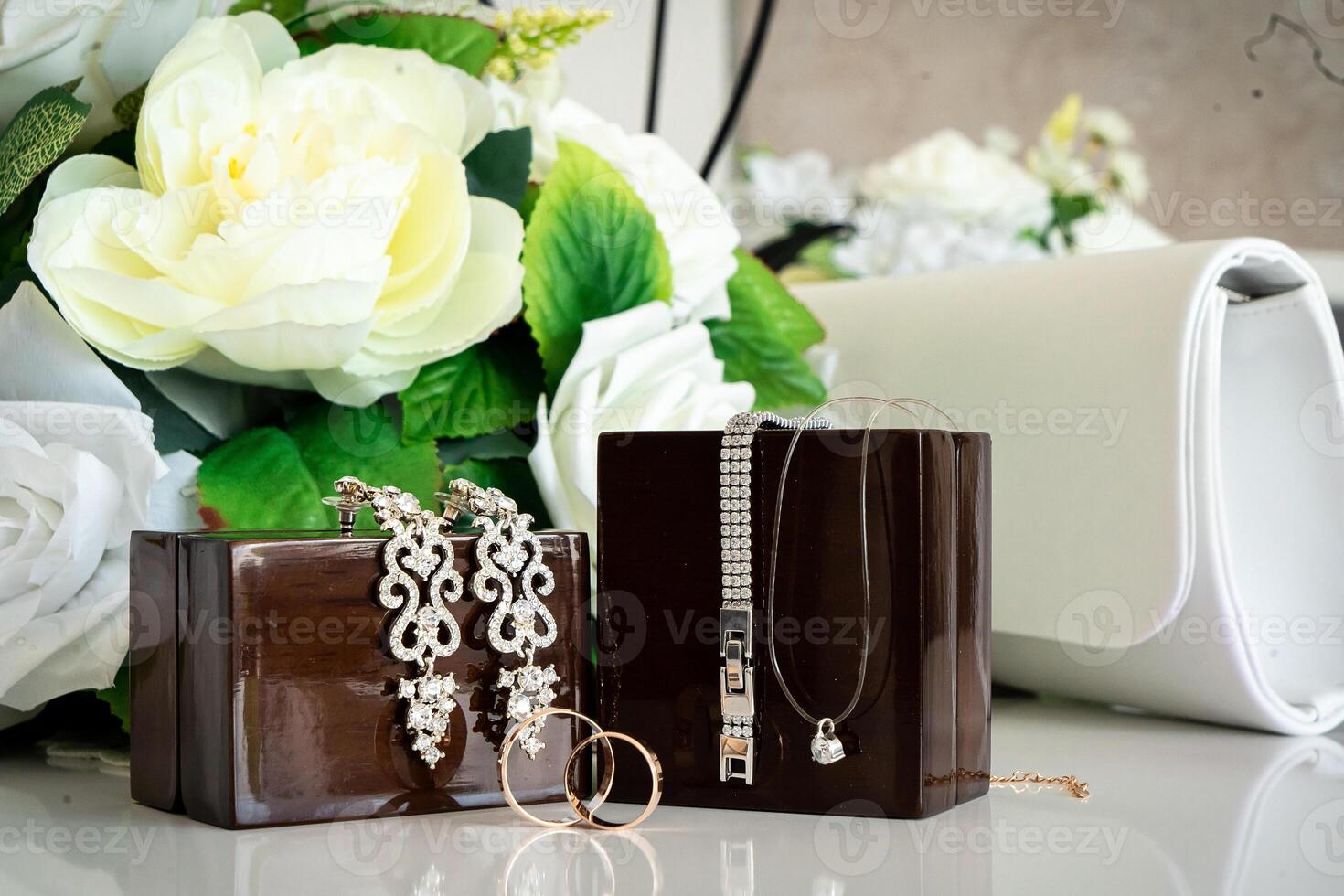 Wedding accessories rings hands bride, embroidery decoration groom flowers day beauty photo