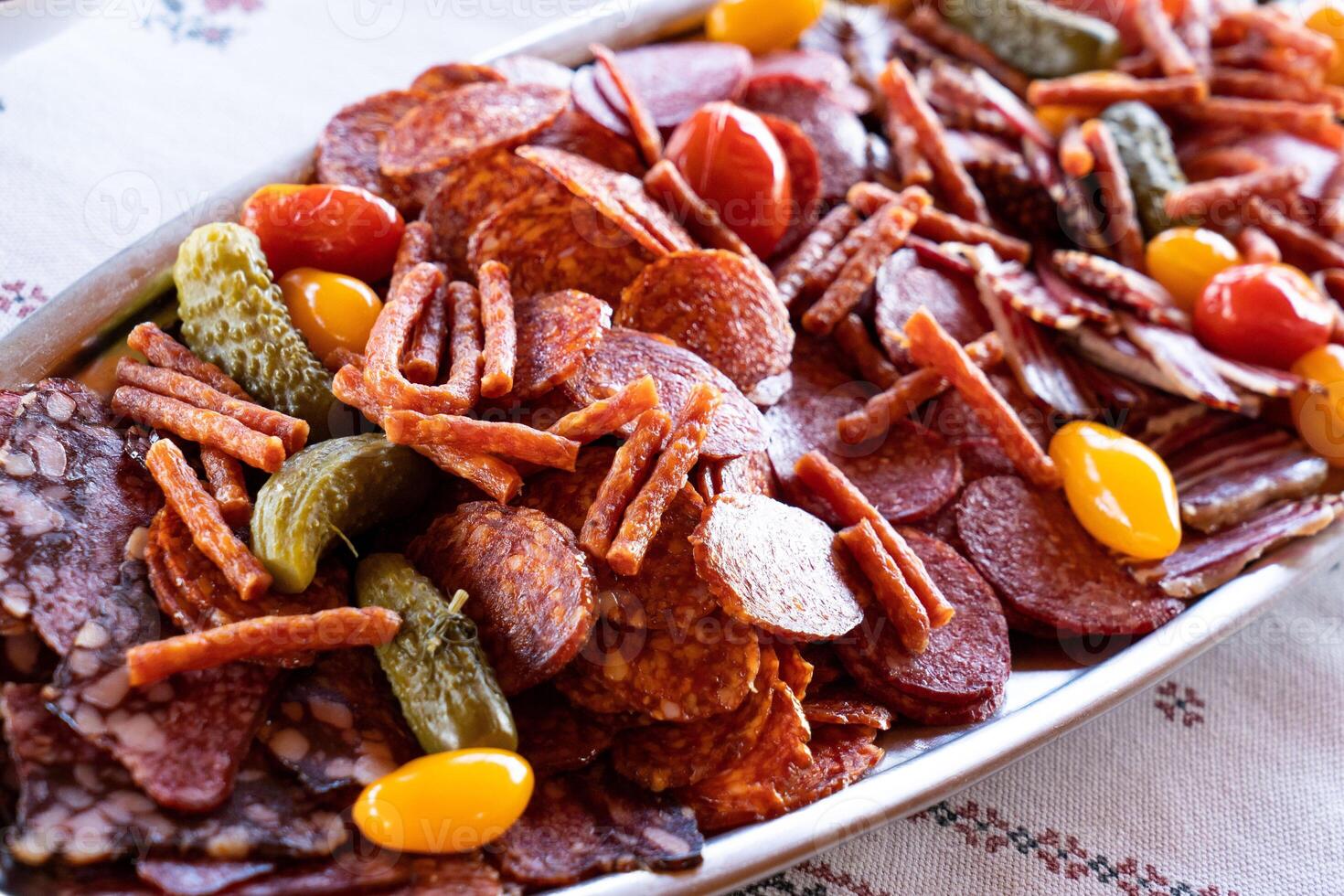 Traditional wedding holiday dishes delicious spicy to beer alcohol photo