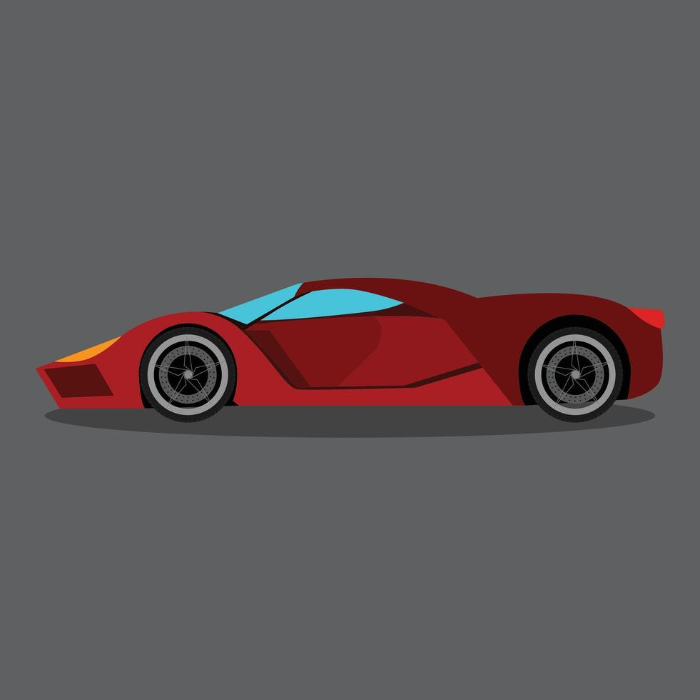 Brand new car vector