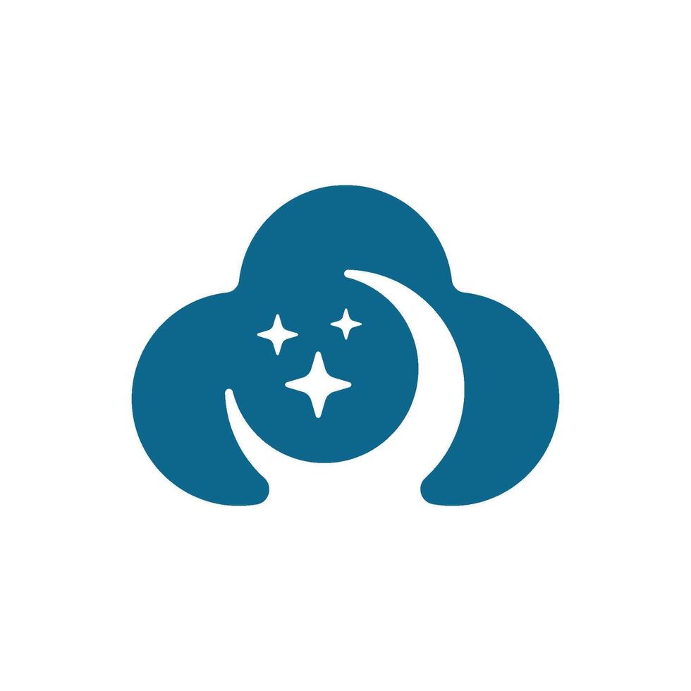 Moon Logo Template Icon vector