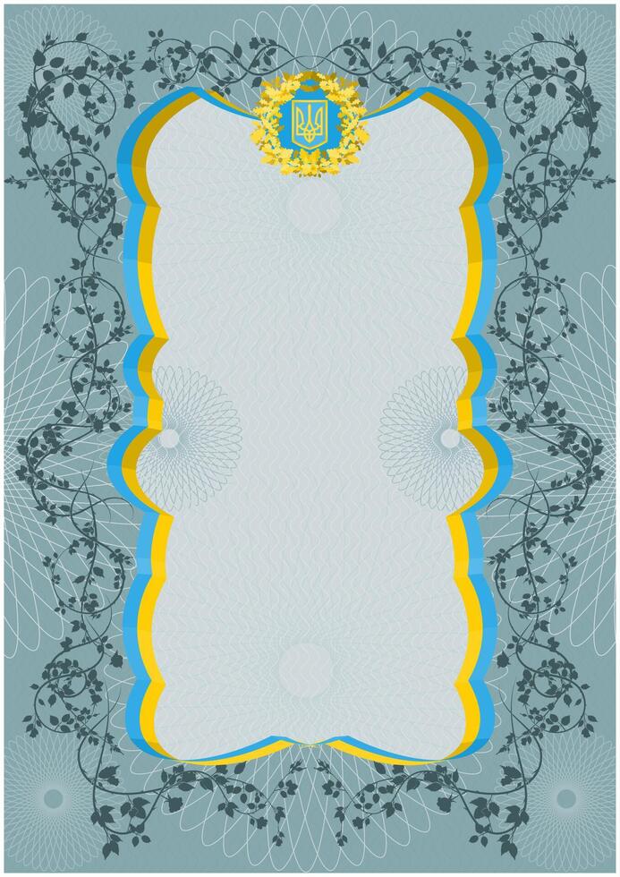 green complex literacy template ukrainian nation vector