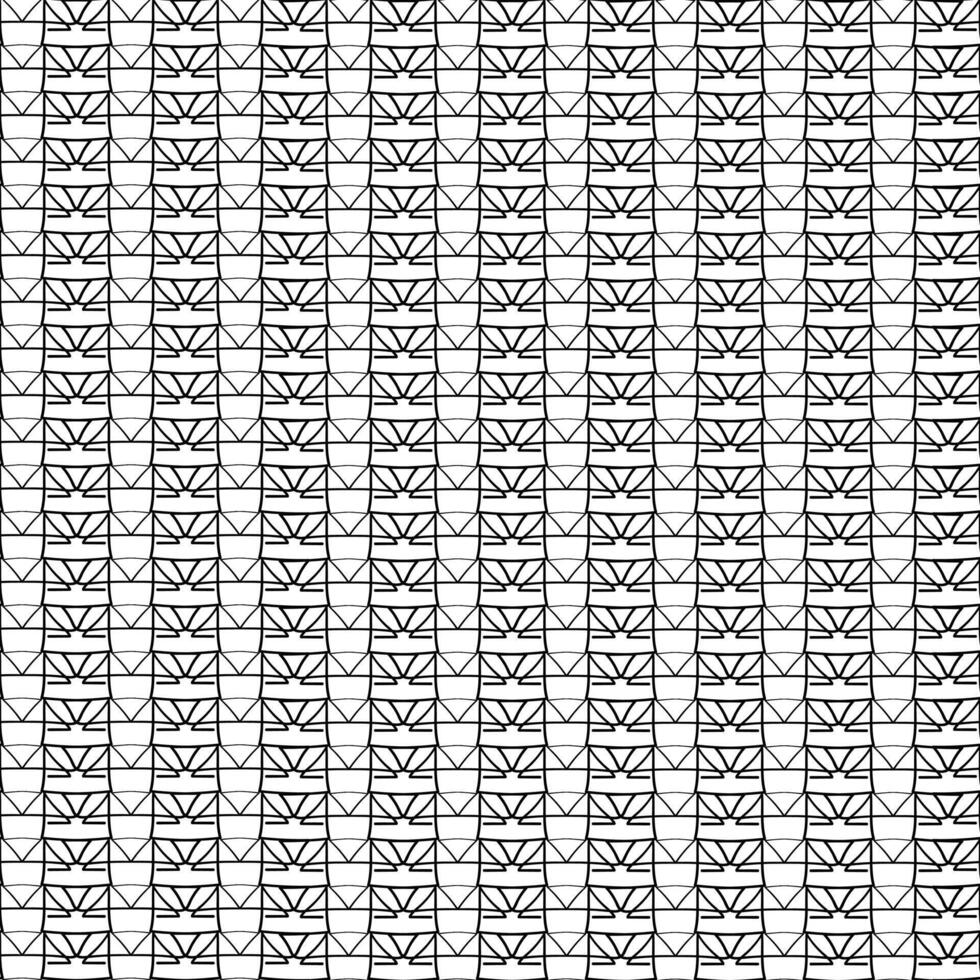 Seamless geometric pattern of boats in black and white tones vector