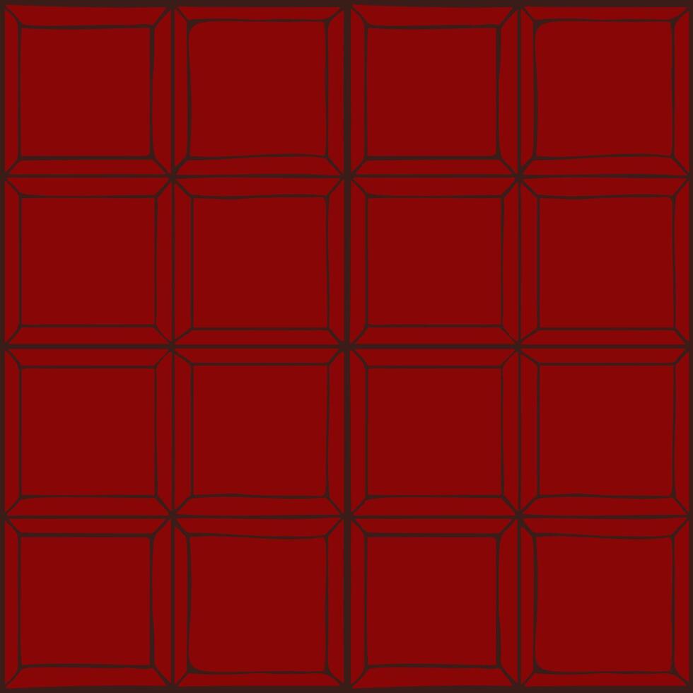 seamless pattern of doodle black square blocks vector