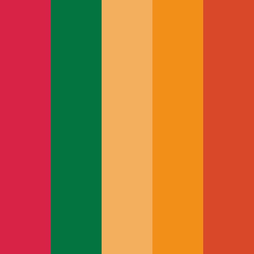 Bold and Bright Color Combinations vector