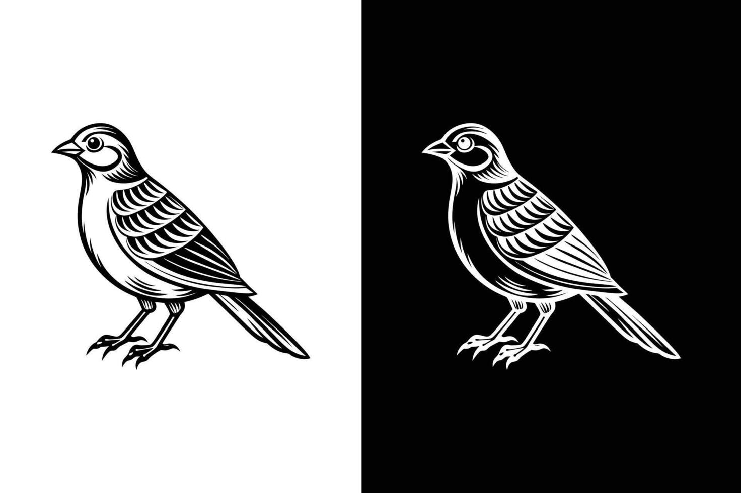 Minimalist Black Bird Icons. Silhouettes for Modern Design Projects vector