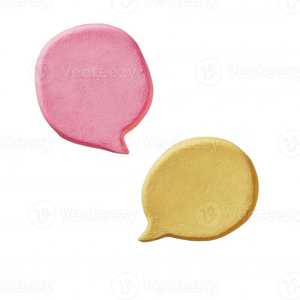 Colorful speech bubbles inviting interactive and engaging conversation. png