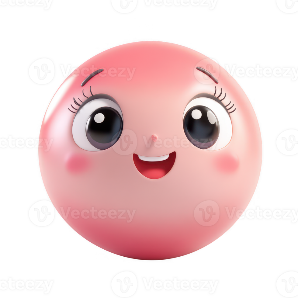 A cheerful, cartoonish character with big eyes and a joyful expression. png