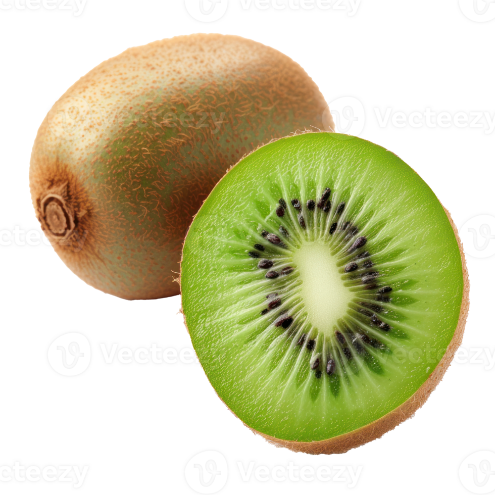 kiwi fruit isolate on a transparent background png