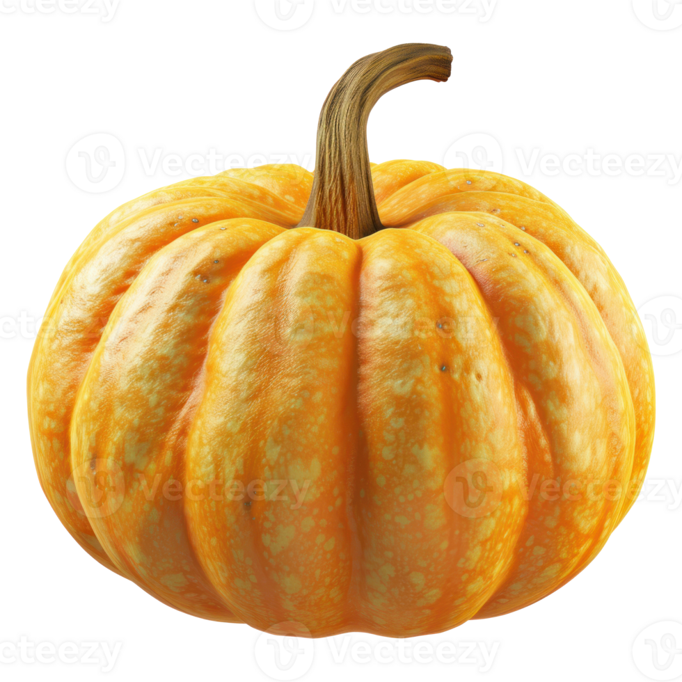 generate fall pumpkin, photorealistic, hyper realistic, isolated on transparent background png