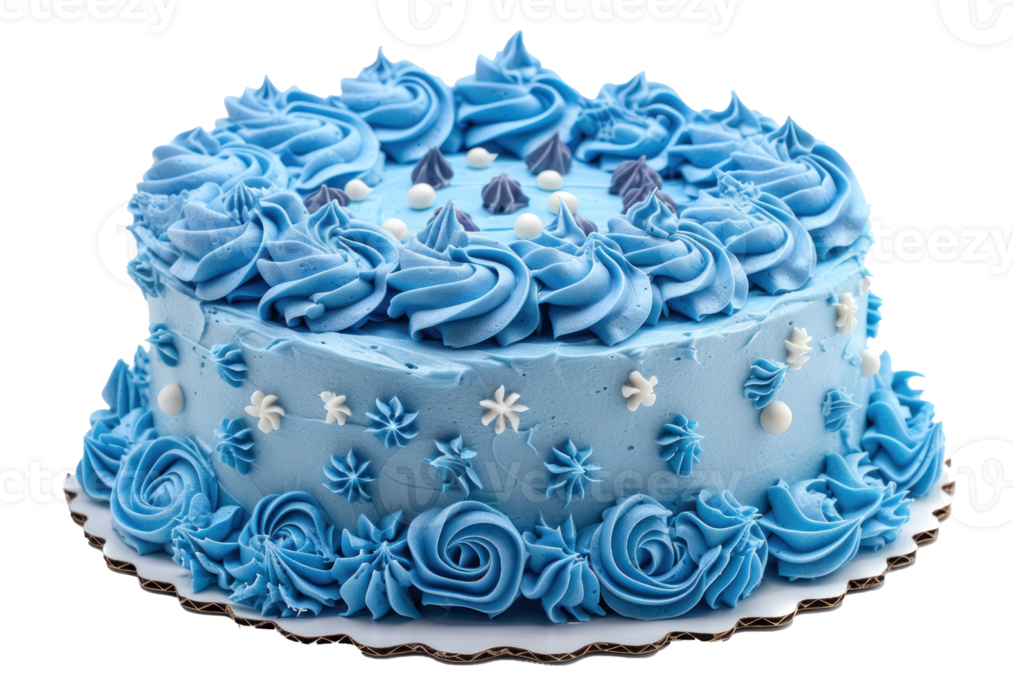 blue birthday cake transparent background png
