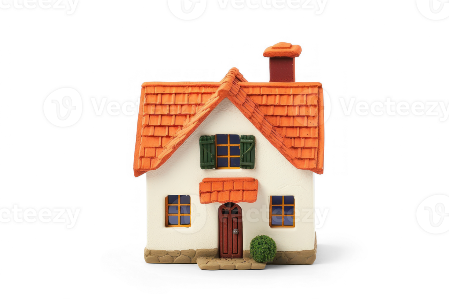 small house isolated on transparent background png
