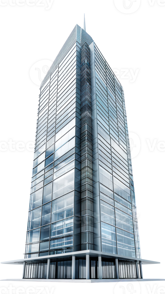 modern building isolate transparent background png