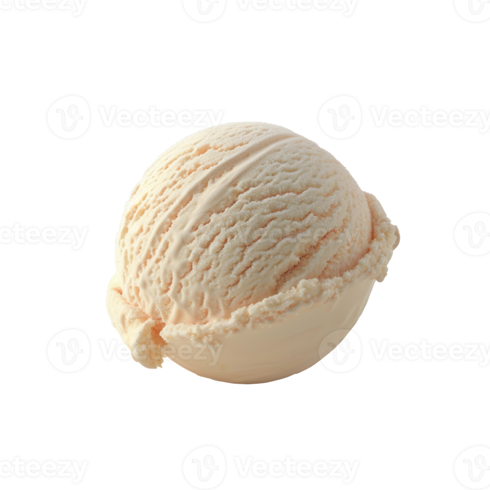 scoop ice cream, front view,realistic, highly detailed, photoshoot style,transparent background png