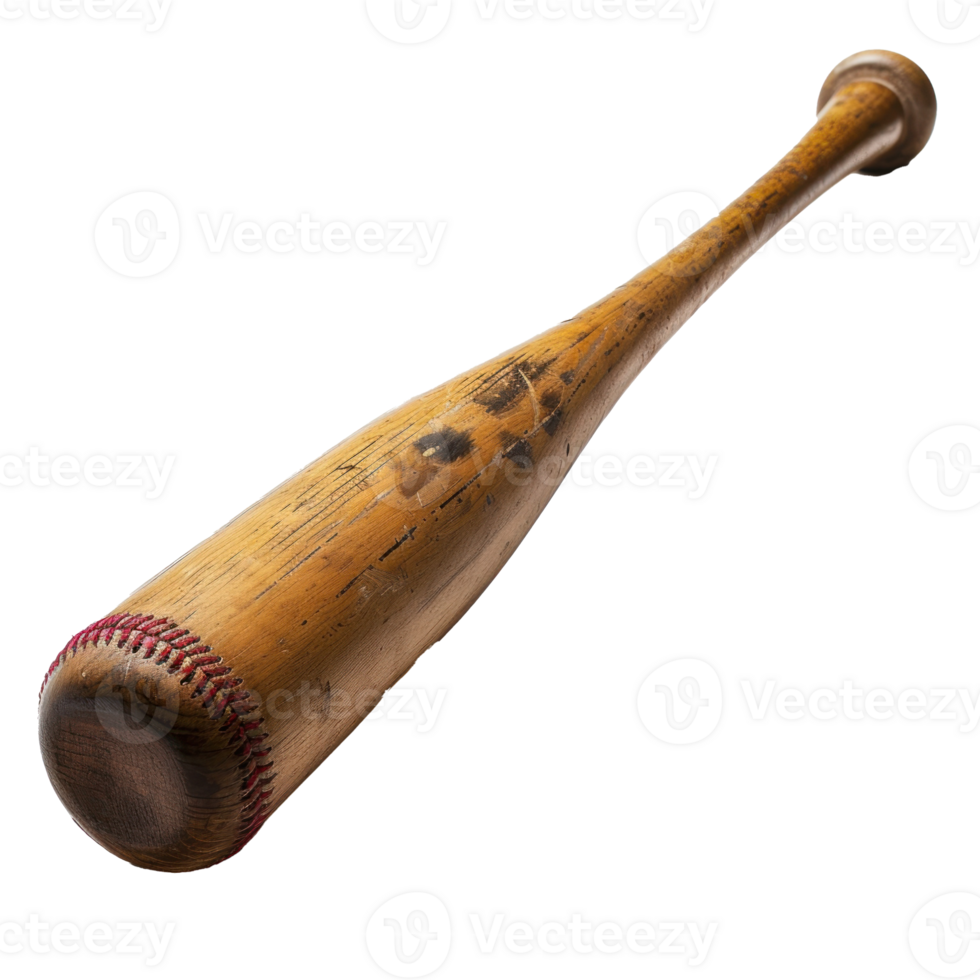 side view perspective Photo image Basebal lBat on a transparent background png