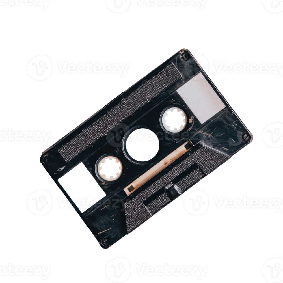 A Cassette on transparent background png