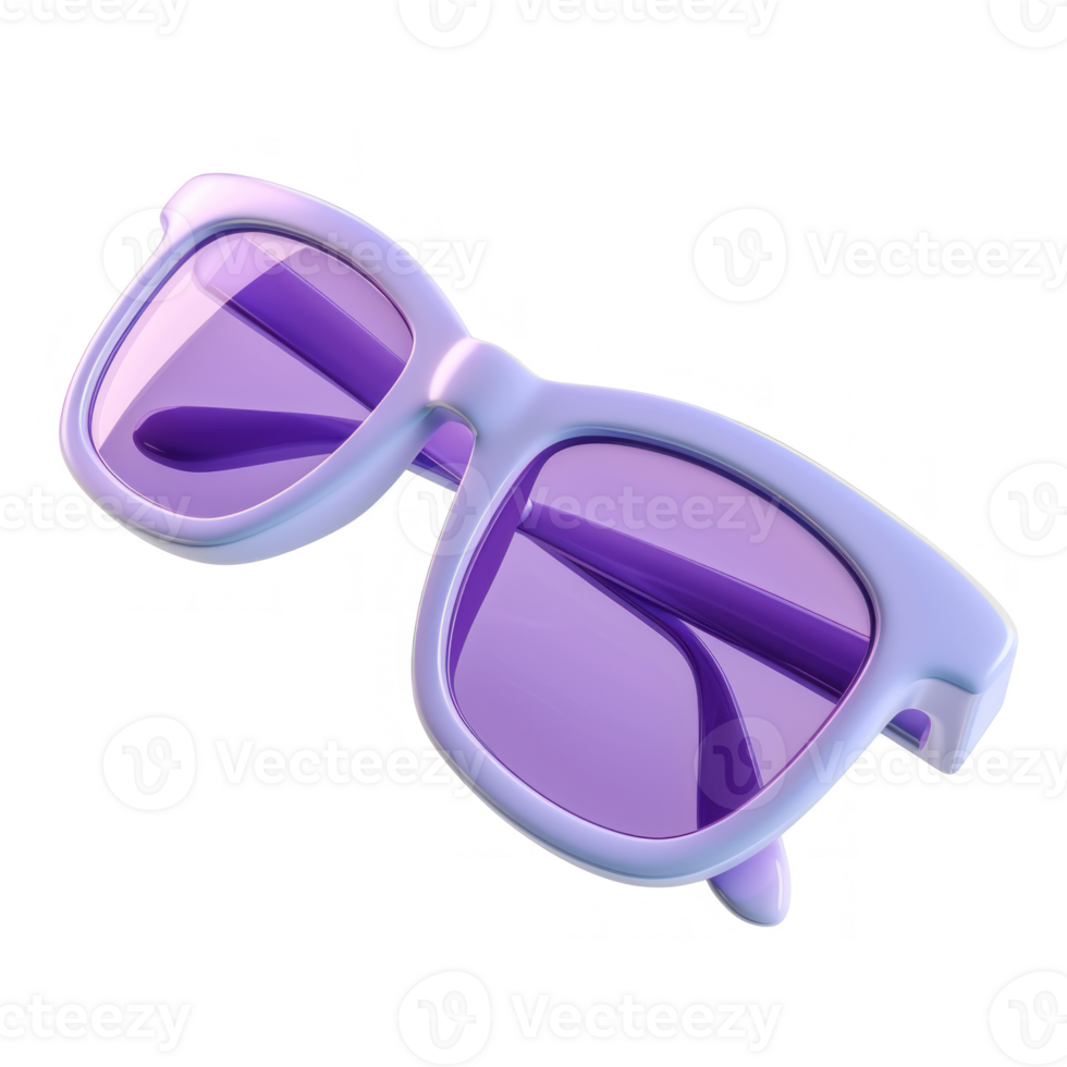 blue violet color, sunglasses, transparent background png